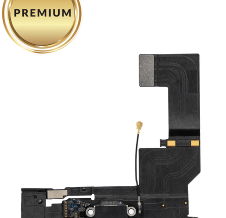 Charging Port Flex Cable for iPhone 5S (BLACK) (Premium)