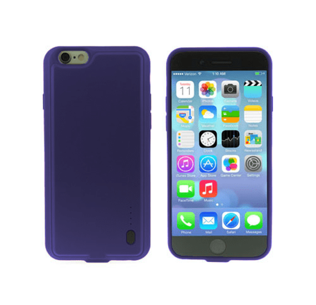 Portable Protective Charging Case 3000mAh for iPhone 6/6S (NAVY BLUE) (Only Ground Shipping)