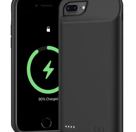 Portable Protective Charging Case 8000mAh for iPhone 8P/7P/6SP/6P (BLACK) (Only Ground Shipping