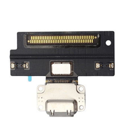 iPad Pro 10.5 Charging Port Flex Cable (Soldering Required) (BLACK)