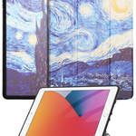 Old Style Notebook Design Case - Starry Night for iPad 10.2