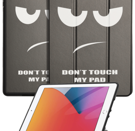 Old Style Notebook Design Case - Don't Touch for iPad 10.2