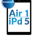 Standard+ iPad 5 (2017) / Air 1 Digitizer Assembly (BLACK) (Air 1 Home Button Pre-Installed)