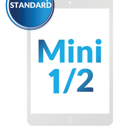 Standard+ iPad Mini 1 / Mini 2 Digitizer Assembly (WHITE) (Home Button and IC Chip Pre-Installed)