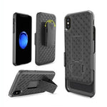 iPhone X / XS Waven Pattern Phone Case with Belt Clips (Only Ground Shipping)