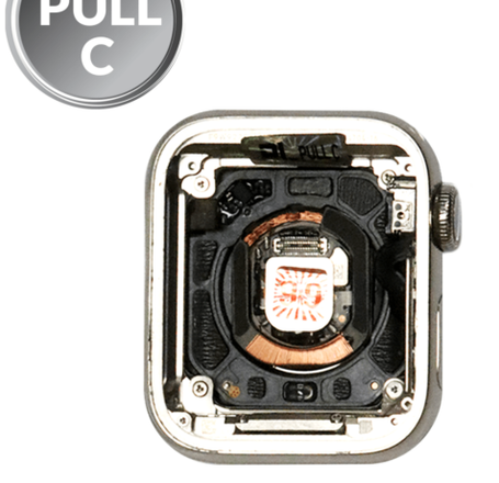 Housing for iWatch Series 4 (40mm) (GPS & Cellular / Small Components) (SILVER) (OEM Pull C Grade)