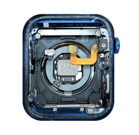 Housing for iWatch Series 6 (40mm) (GPS / Small Components) (BLUE) (OEM Pull)