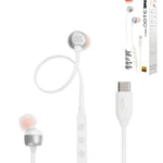 JBL Tune 310C Wired In-EAR Headphones - WHITE (Only Ground Shipping)