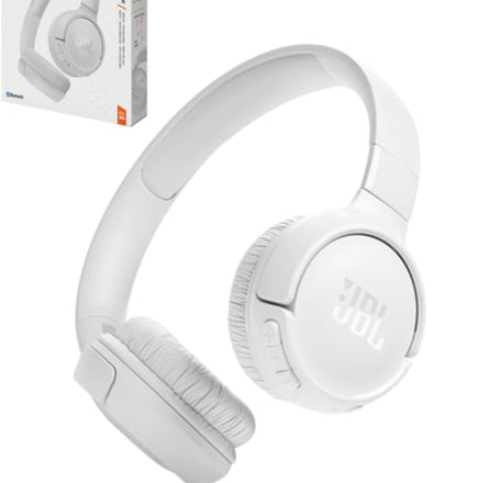 JBL Tune 520BT Wireless On-Ear Headphones - WHITE (Only Ground Shipping)