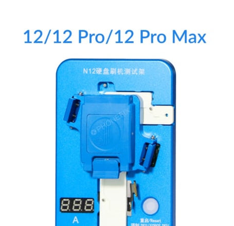 JC V1S Pro N12 Nand Restore Test Stand Hard Disk Flash Test Fixture for iPhone 12 / 12 Pro / 12 Mini