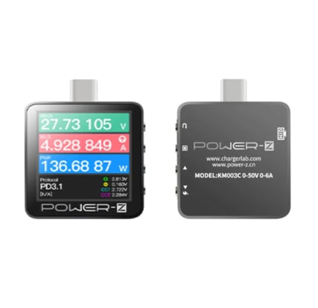 ChargerLAB Power-Z KM003C Portable USB-C Digital Voltmeter and Ammeter Power Bank Tester