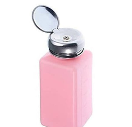 Down Liquid Dispenser Pump Dispenser Bottle (180 ml) Pink