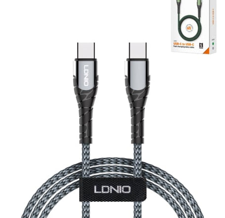 LDNIO LC102 68W 6ft Type C to Type C Cable (GRAY) (Only Ground Shipping)