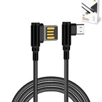 LDNIO LC421 90 Degree USB A-M Charging Cable (GRAY) (6ft) (12W)