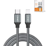 LDNIO LC441 USB C-L Charging Cable (GRAY) (3ft) (30W)