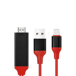 HDMI-USB A / L 2in1 HDTV Charging Data Cable (3.5ft)