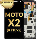 LCD Assembly with Frame for Motorola Moto X2 (XT1092) (BLACK) (Premium)