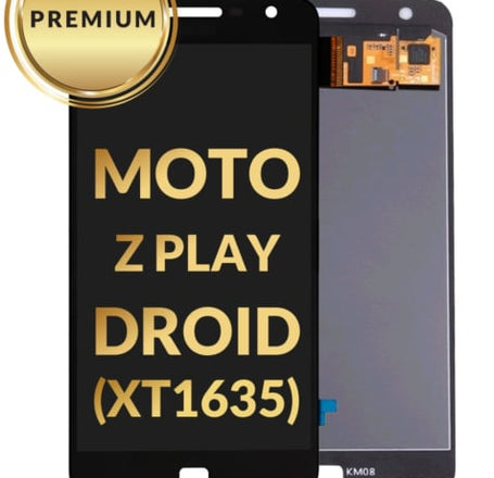 LCD Assembly without Frame for Motorola Moto Z Play Droid (XT1635) (BLACK) (Premium)