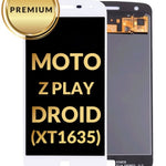 LCD Assembly without Frame for Motorola Moto Z Play Droid (XT1635) (WHITE) (Premium)