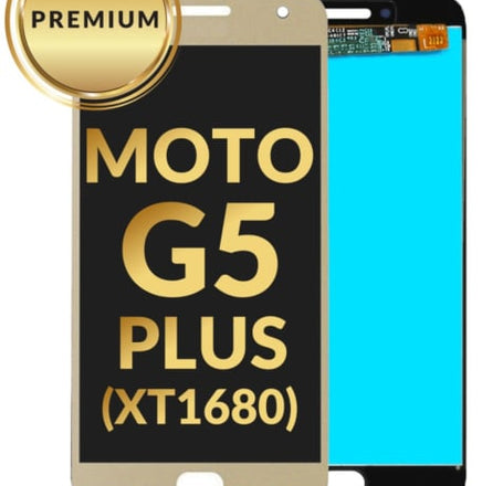 LCD Assembly without Frame for Motorola Moto G5 Plus (XT1680) (GOLD) (Premium)