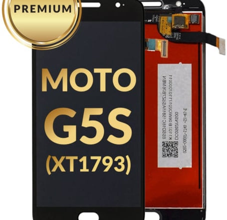 LCD Assembly without Frame for Motorola Moto G5S (XT1793) (BLACK) (Premium)