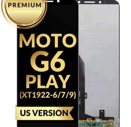 LCD Assembly without Frame for Motorola Moto G6 Play (XT1922-6-7-9) (US Version) (BLACK) (Premium)