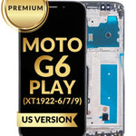 LCD Assembly with Frame for Motorola Moto G6 Play (XT1922-6-7-9) (US Version) (BLACK) (Premium)