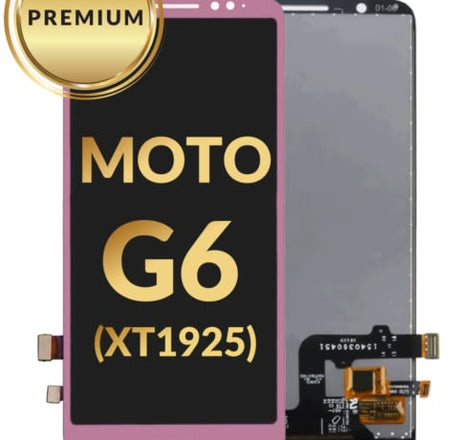 LCD Assembly without Frame for Motorola Moto G6 (XT1925) (PINK) (Premium)