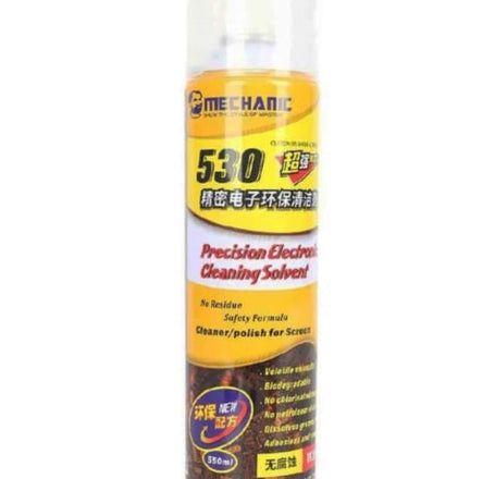 Mechanic 530 Precion Electronic Cleaning Solvent Cleaner (550ml) (Only Ground Shipping)