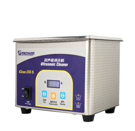 Mechanic Digital Ultrasonic Cleaner iClean E08B Digital Display (Only Ground Shipping)