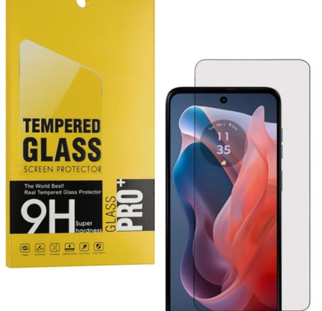 Clear Tempered Glass for Motorola G Play (2024) (2.5D / 1 Piece)