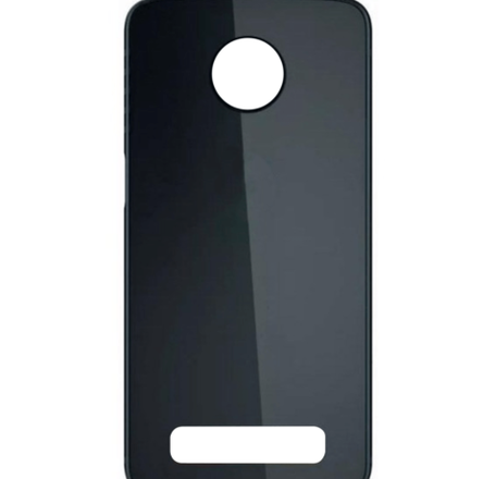 Back Cover for Motorola Z3 Play (NO LOGO) (BLACK)