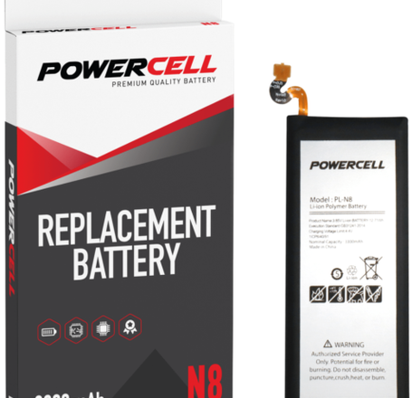 POWERCELL PRO Replacement Battery for Galaxy Note 8