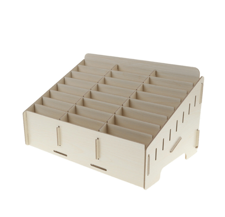 Wooden Mobile Phone Storage Box (24 Slots) (Only Ground Shipping)