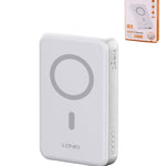 LDNIO PQ16 Magnetic Wireless PowerBank (WHITE) (10000mAh) (Only Ground Shipping)