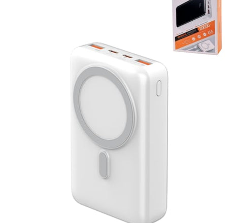 LDNIO PQ18 Magnetic Wireless PowerBank (WHITE) (20000mAh / 22.5W) (Only Ground Shipping)