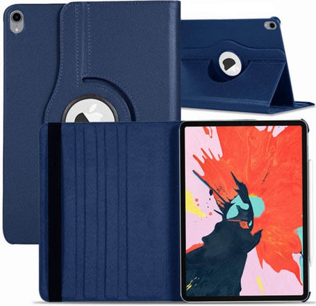 360 Degree Rotating Swivel Stand Case - DARK BLUE for iPad Pro 12.9 2018 (3rd Gen) (Only Ground Shipping)