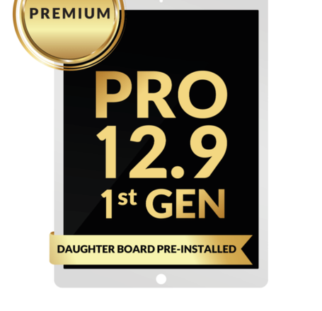 iPad Pro 12.9 (1st Gen / 2015) LCD Assembly (WHITE) (Daughter Board Pre-Installed) (Premium)