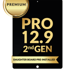 iPad Pro 12.9 (2nd Gen / 2017) LCD Assembly (BLACK) (Daughter Board Pre-Installed) (Premium)