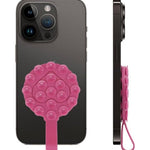 Silicone Suction Phone Holder with Handle Suitable - PINK (Only Ground Shipping)