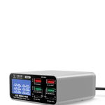 QianLi Mega-Idea PQ687 87W Fast Charging Digital Display Desktop Power Supply - 6 Ports