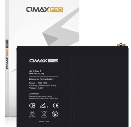 QMAX Replacement Battery for iPad Air 4 / Air 5 / iPad 10