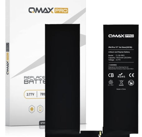 QMAX Replacement Battery for iPad Pro 11 (1st Gen / 2018)