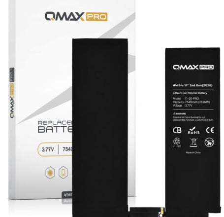 QMAX Replacement Battery for iPad Pro 11 (2nd Gen / 2020)