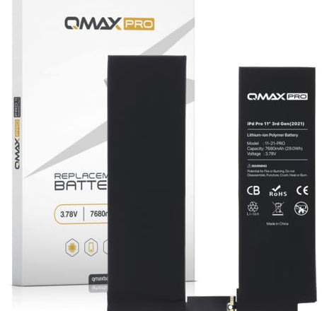 QMAX Replacement Battery for iPad Pro 11 (3rd Gen / 2021)