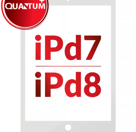 Quantum+ iPad 7 (2019) / iPad 8 (2020) Digitizer Assembly (WHITE)