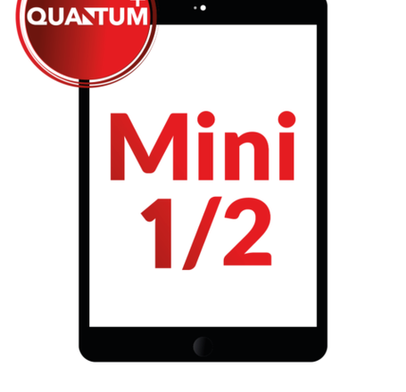 Quantum+ iPad Mini 1 / Mini 2 Digitizer Assembly (BLACK) (Home Button and IC Chip Pre-Installed)