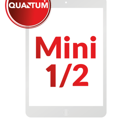 Quantum+ iPad Mini 1 / Mini 2 Digitizer Assembly (WHITE) (Home Button and IC Chip Pre-Installed)