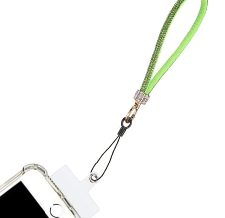 Diamond Bracelet Phone Lanyard Wristbands - GREEN (Only Ground Shipping)