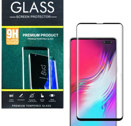 Clear Tempered Glass for Galaxy S10 5G G977 (Case Friendly / 3D Curved / 1 Piece)